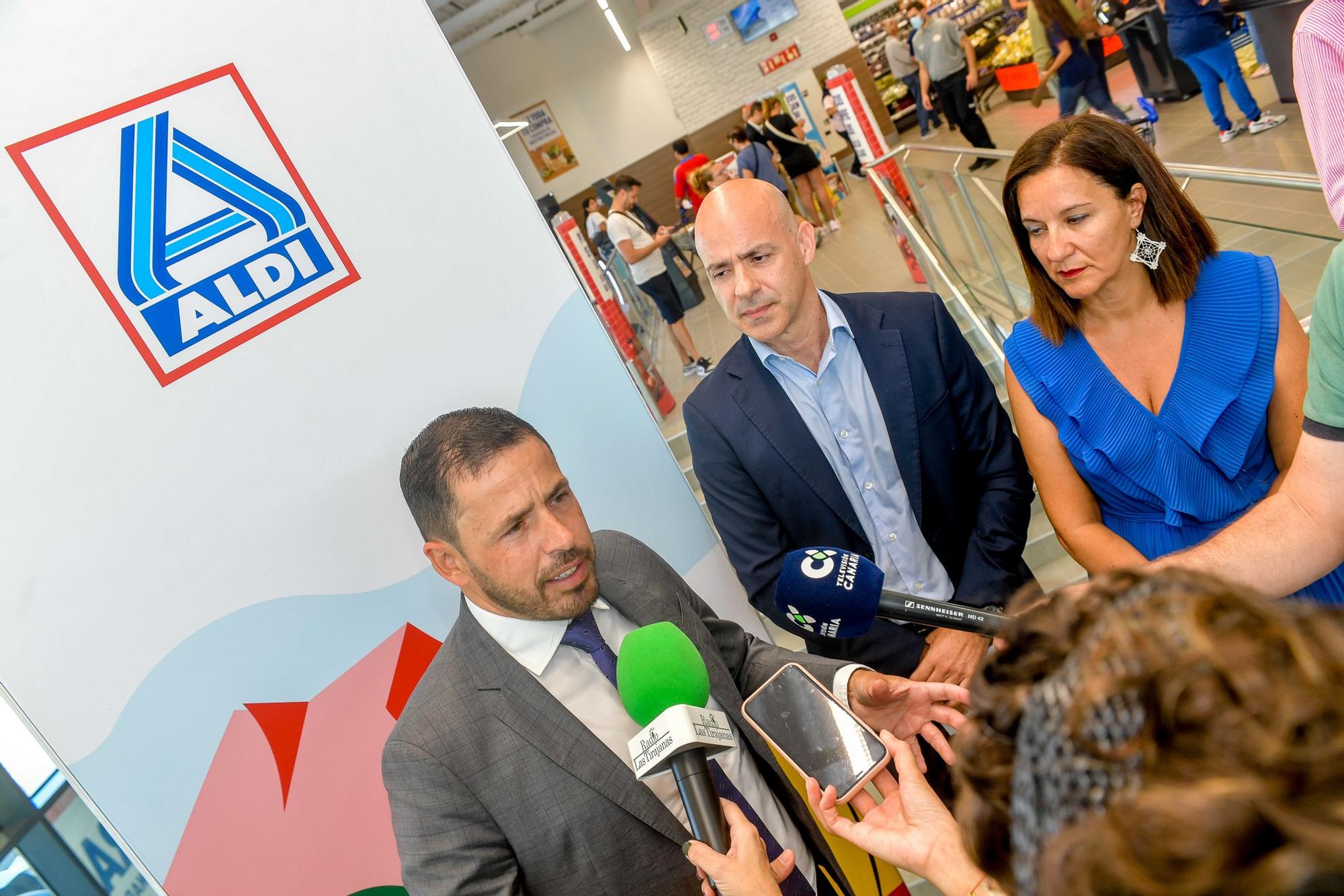 Inauguración del ALDI en Telde