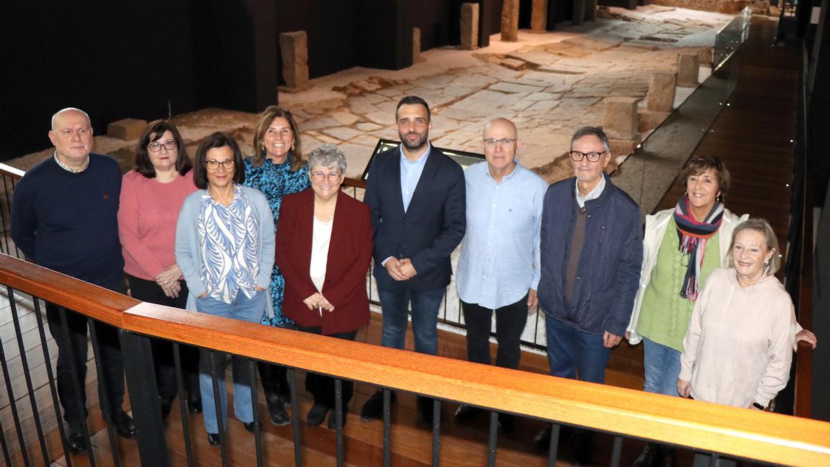 Homenajeados en el evento.