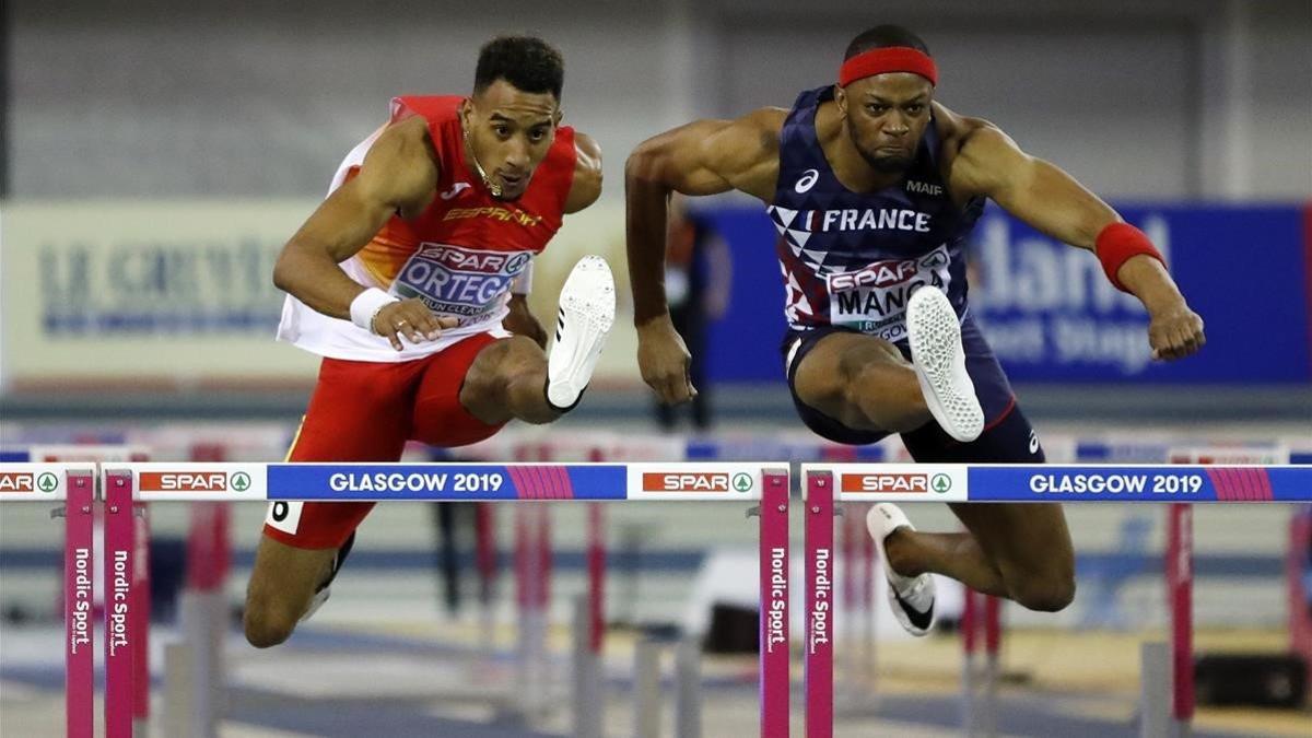 Orlando Ortega, durante su carrera en Glasgow.