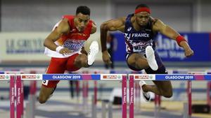 Orlando Ortega, durante su carrera en Glasgow.