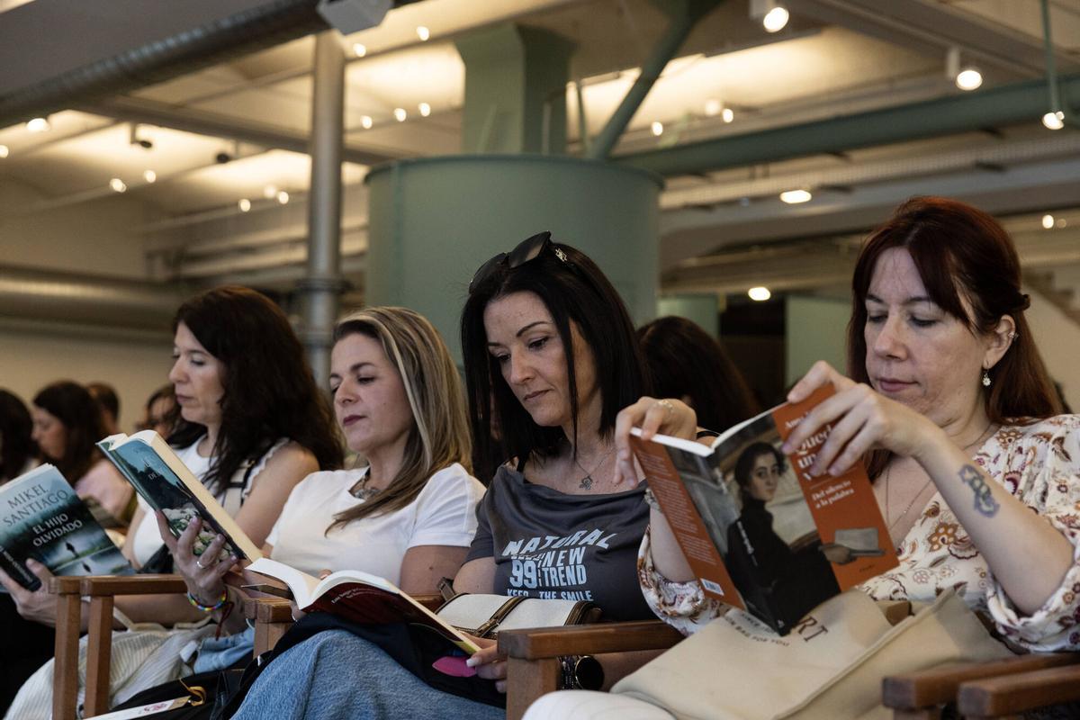 Fiesta de la Lectura en la Antigua Fabrica Damm de Barcelona