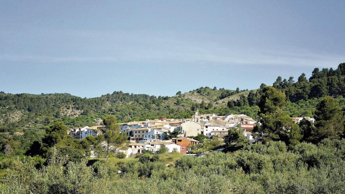 Vista del pueblo de Benimassot.