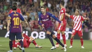 Partido de Liga de Primera División Jornada 05 FC Barcelona 2 - Girona 2