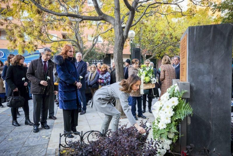 Homenaje a las víctimas de la casa cuartel de Zaragoza