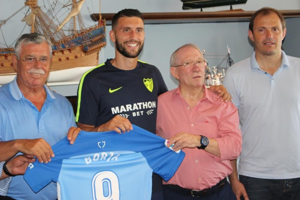 Presentación de Borja Bastón como jugador del Málaga CF.