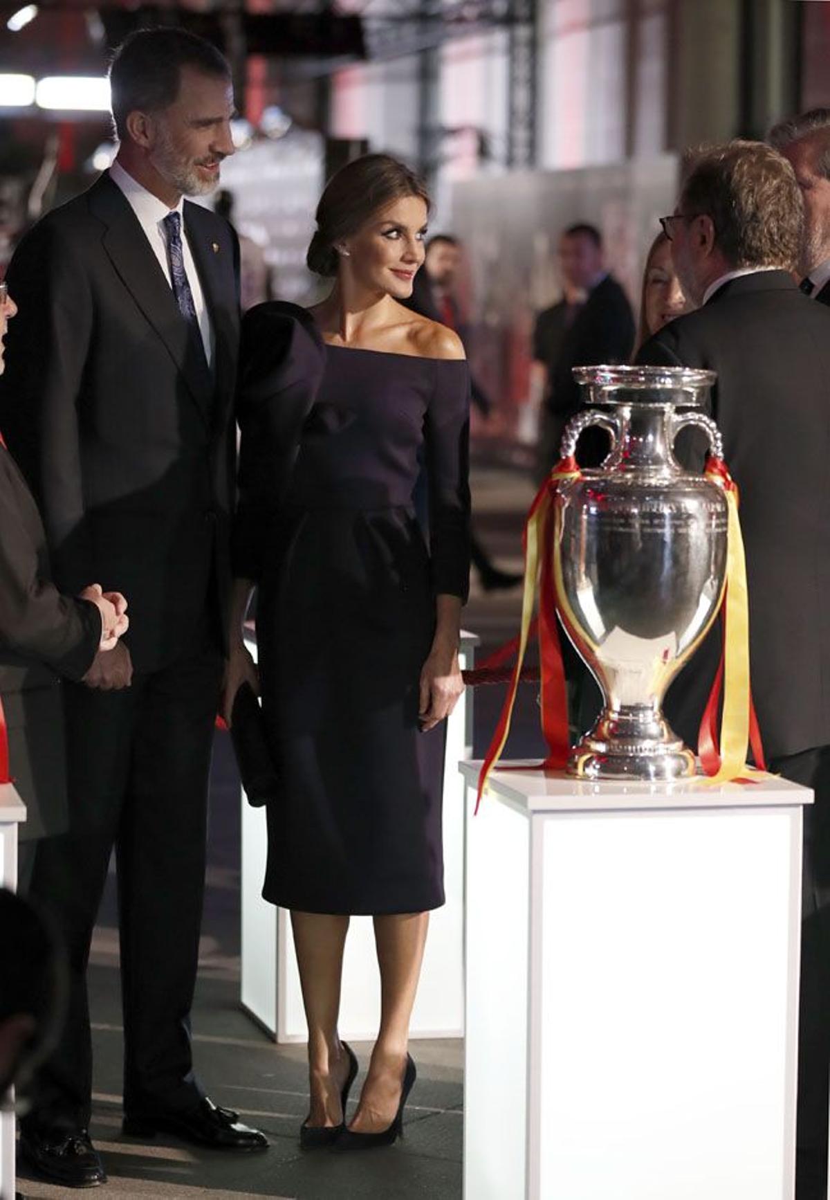 Letizia Ortiz, de Delpozo y don Felipe VI