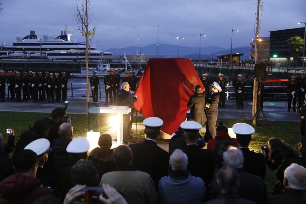 Vigo celebra el 500 aniversario de ka expedición de la primera vuelta al mundo en un acto solemne con arriado de bandera.