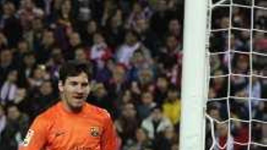 Gol 300 de Messi con el Barcelona.