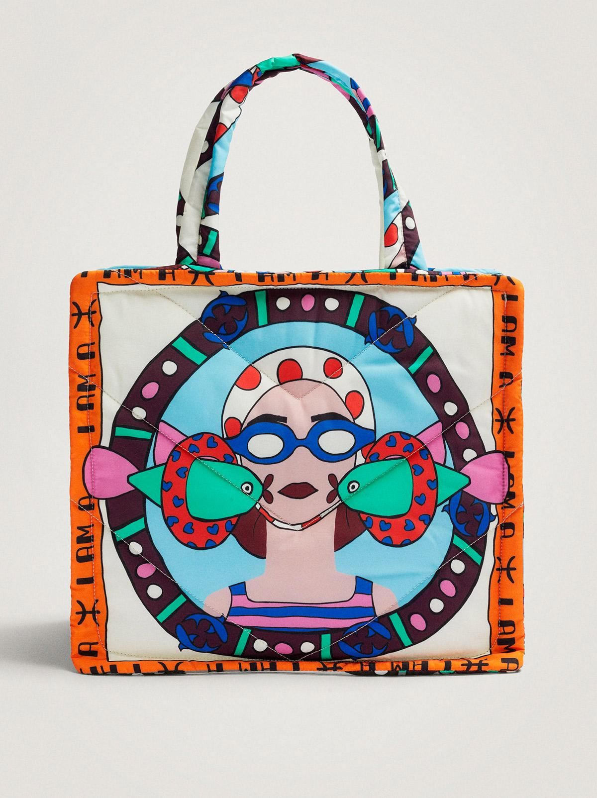 Bolso estampado de Piscis, de Parfois