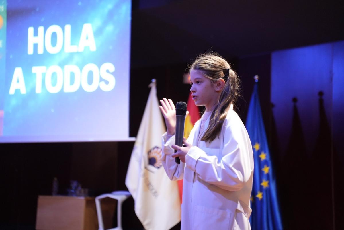 Lourdes García, del Colegio Sagrada Familia.