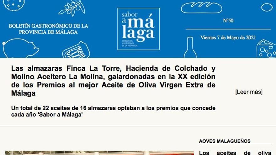 Boletín Sabor a Málaga