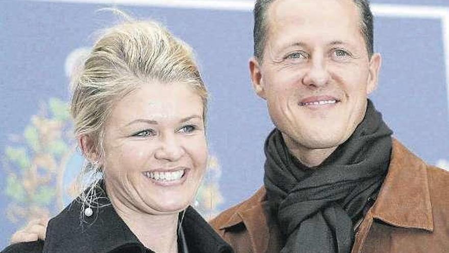 Corinna y Michael Schumacher.