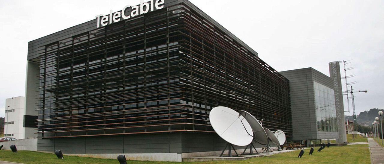 La sede de Telecable en el parque tecnológico de Gijón .