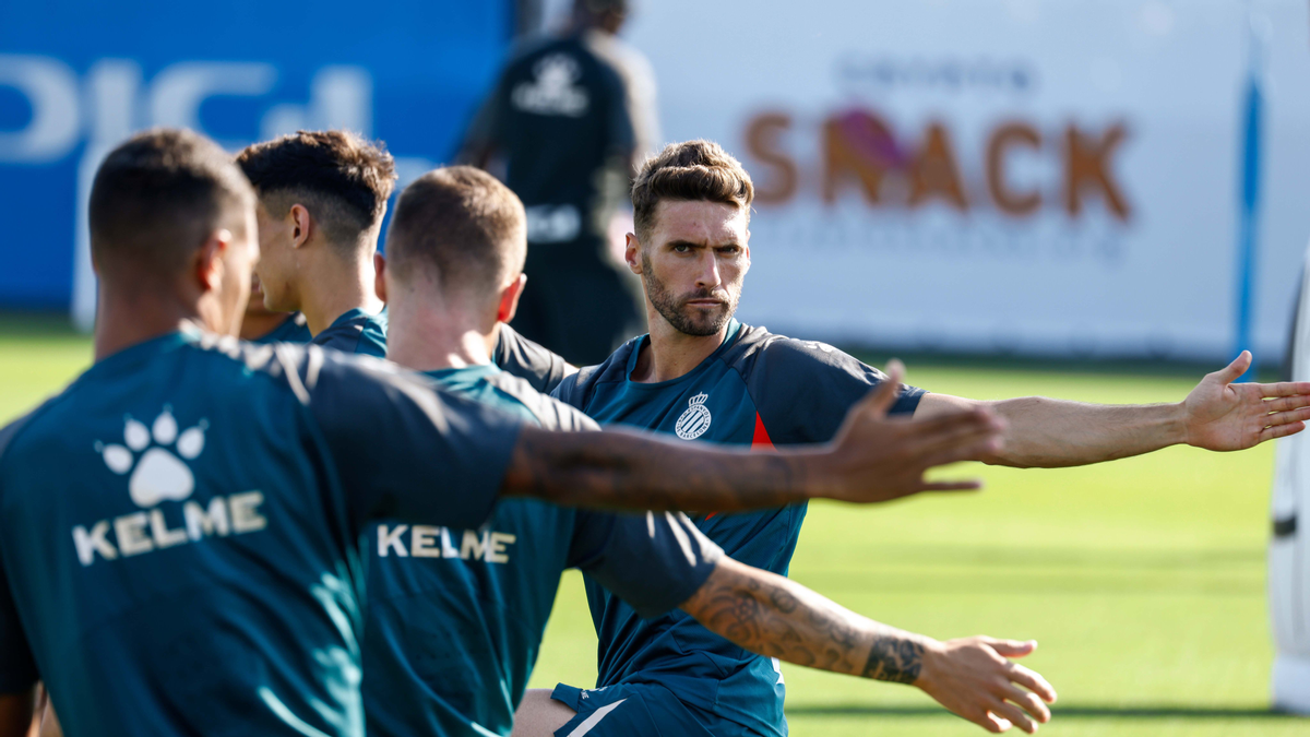 El Espanyol en los entrenamientos  de la pretemporada