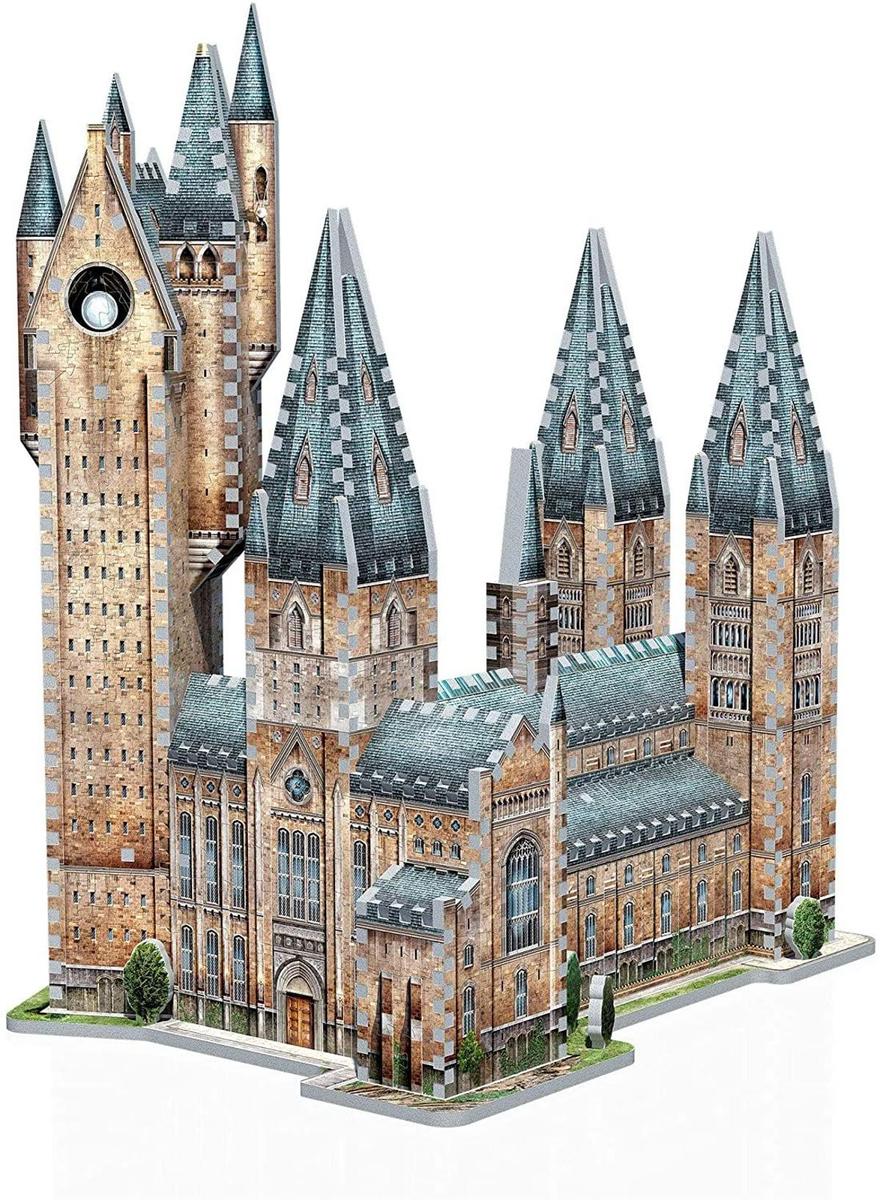 La torre de astronomía de Howarts en puzzle 3D