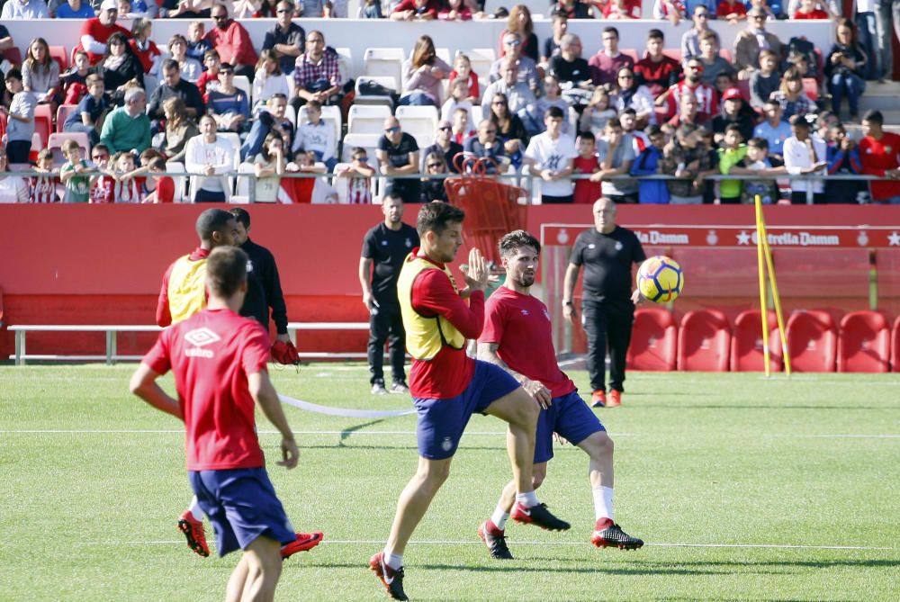 Entrenament de portes obertes a Montilivi