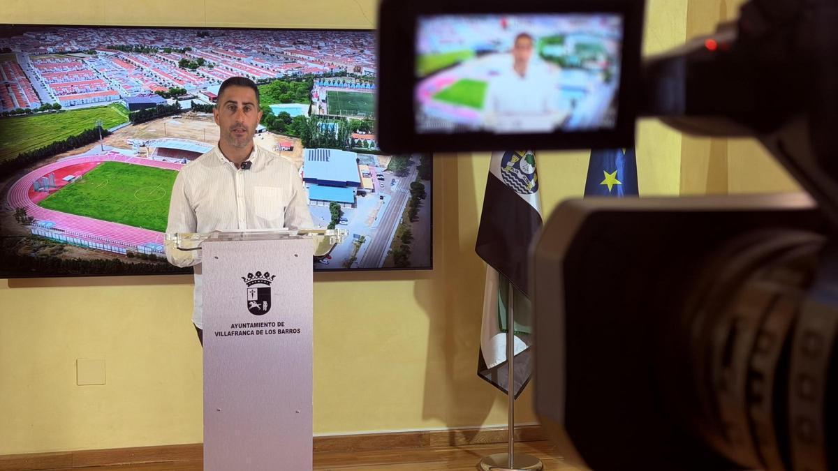 Emilio Sánchez, en la presentación.