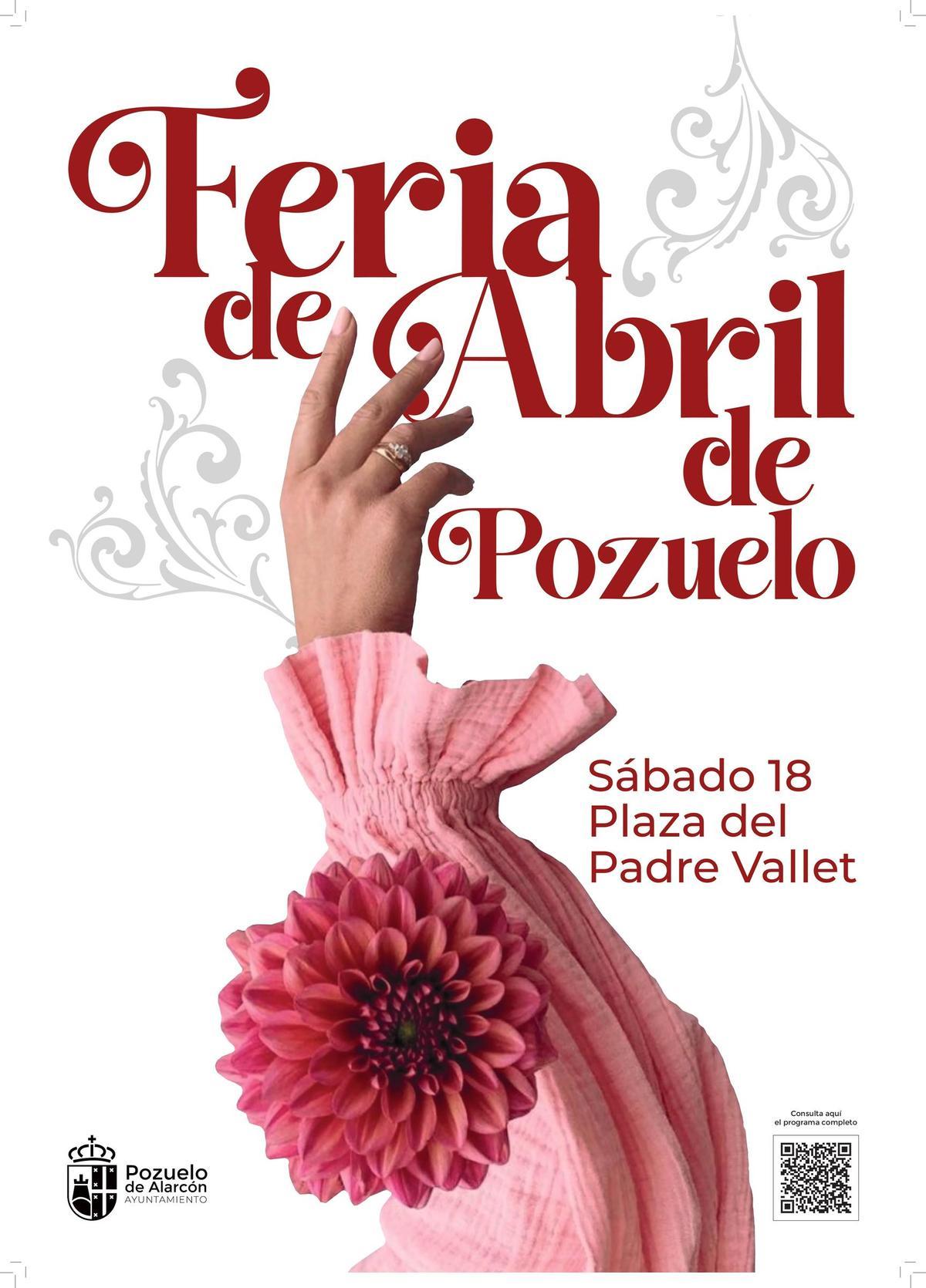 Cartel Feria de Abril en Pozuelo de Alarcón