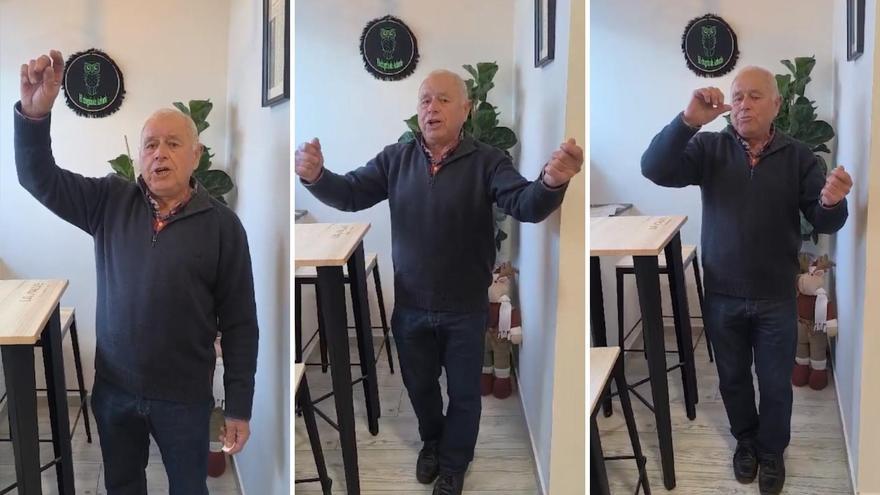 La sidra sabe y suena bien: así canta Florentino Fernández en honor a la bebida asturiana