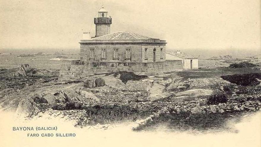 Imagen del Faro Silleiro, del archivo histórico de la Autoridad Portuaria de Vigo.