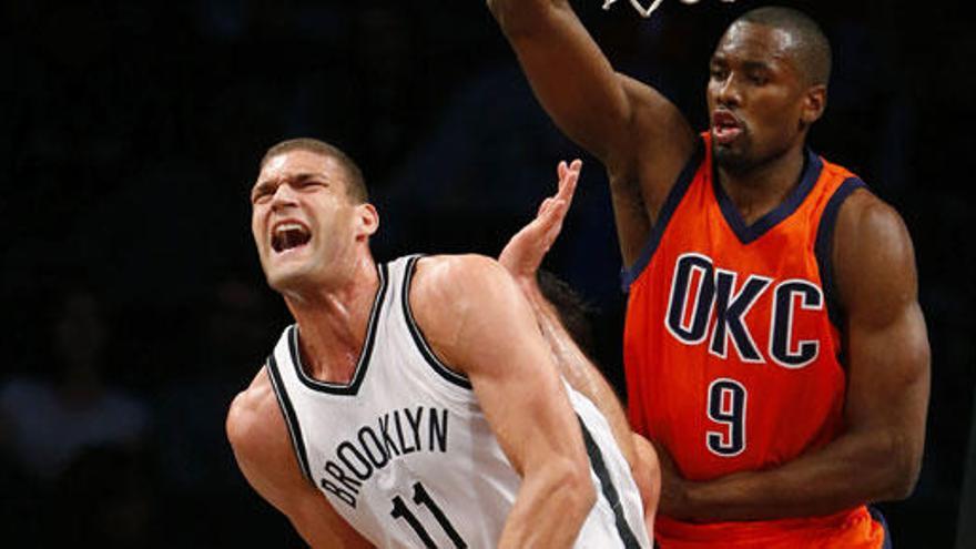 Los Thunder de Ibaka tropiezan en Brooklyn.