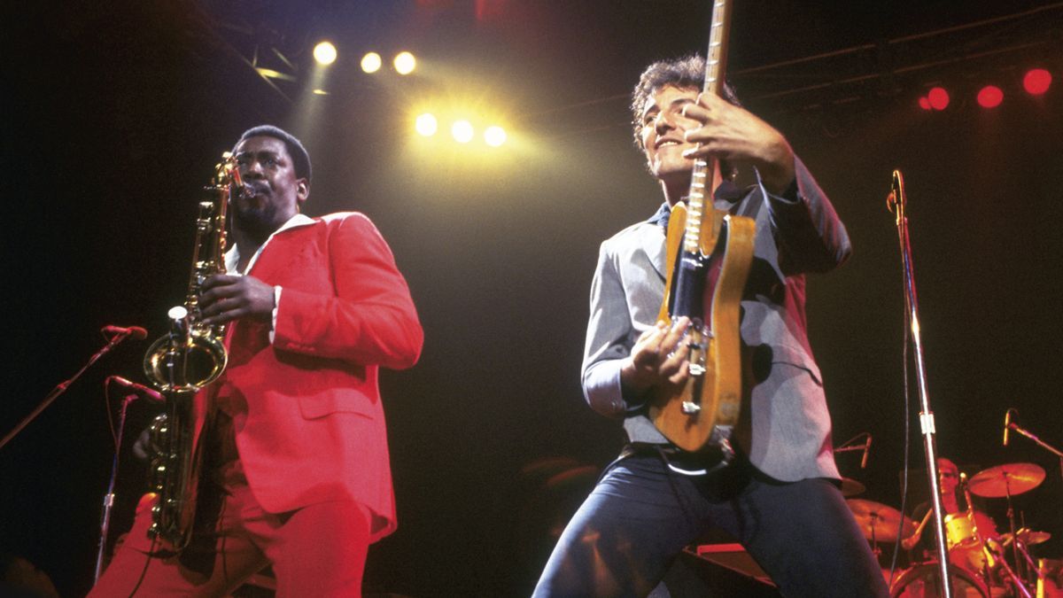 Clarence Clemons y Bruce Springsteen, en una de las dos actuaciones en el Madison Square Garden en septiembre de 1979.