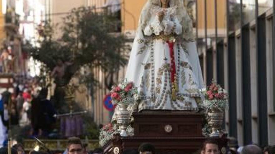 Procesión de Jesús Samaria y la Virgen de la Paz.