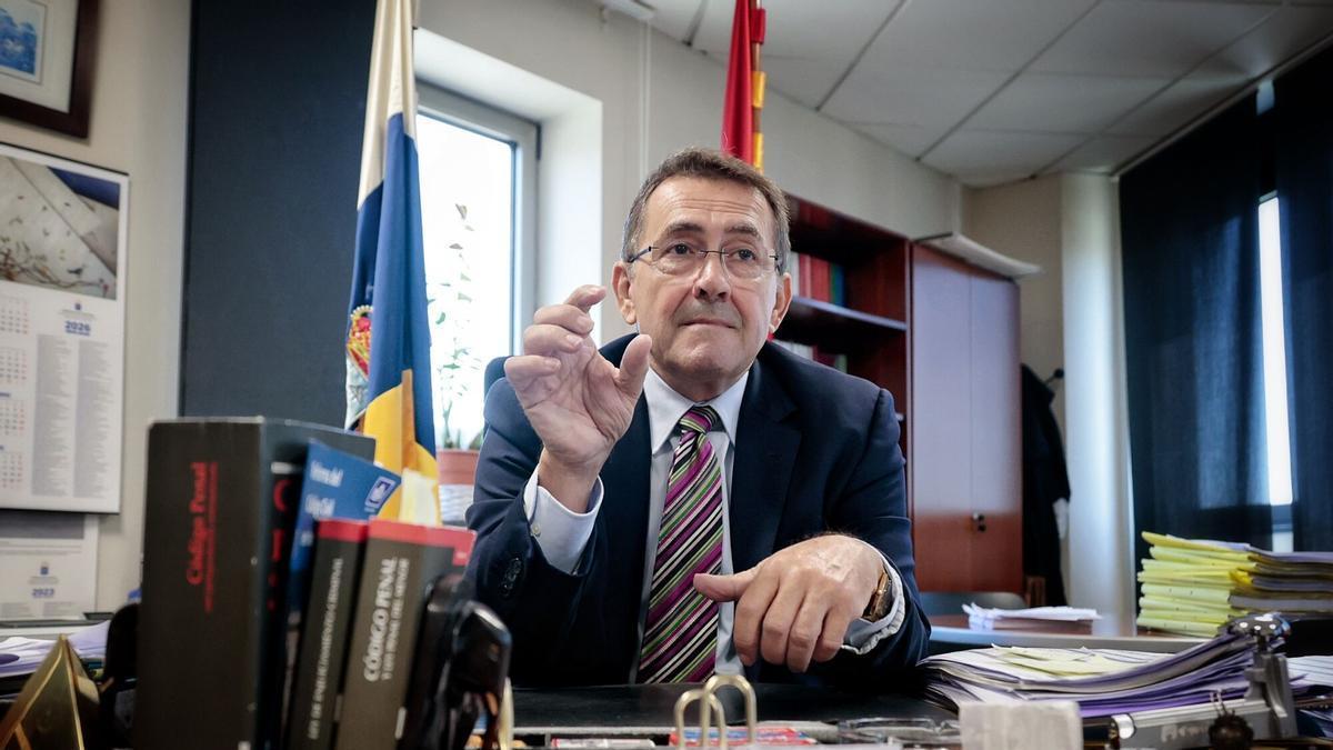 Sebastián Zapata, fiscal Antidroga de Santa Cruz de Tenerife.