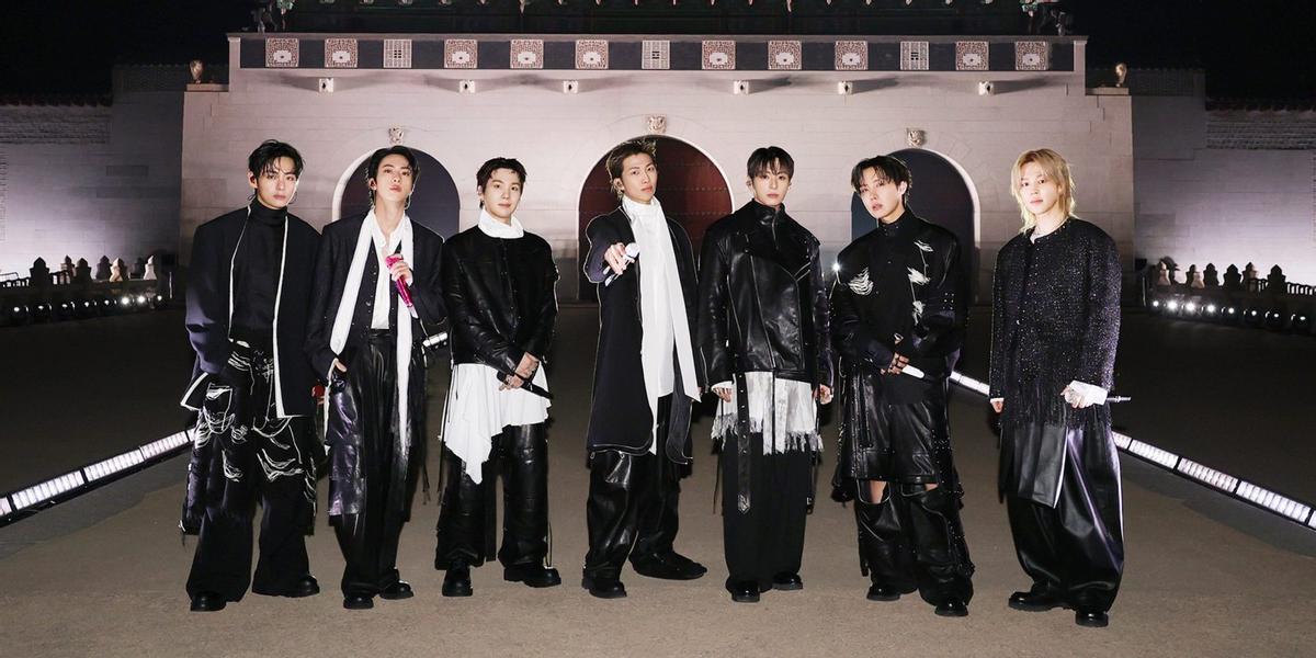 El grup de K-pop BTS durant el concert ‘BTS The Comeback Live | Arfirang’ al centre de Seül, el 21 de març passat. | BIGHIT MUSIC AND NETFLIX