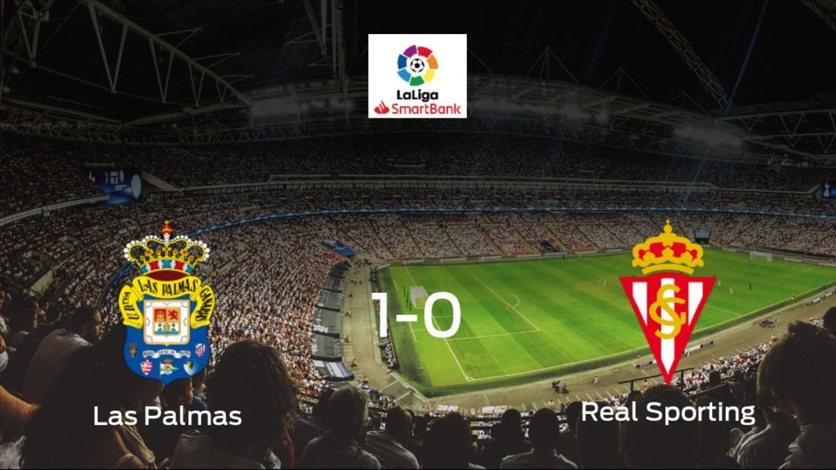 Las Palmas suma tres puntos a su casillero tras ganar al Real Sporting (1-0)