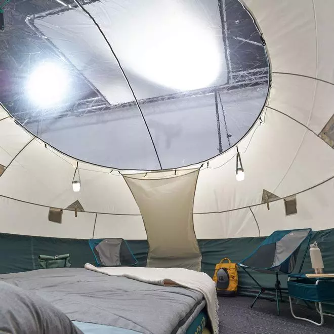 Glamping casero: la tienda de campaña con la que vas a poder dormir viendo las estrellas