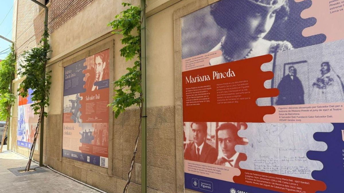 Cartes i poemes de Lorca i Dalí, a Figueres.