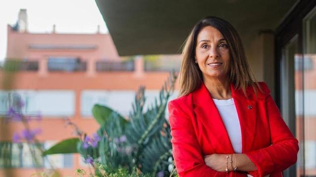 Meritxell Budó (Junts), presidenta de l’Associació Catalana de Municipis (ACM) i alcaldessa de la Garriga, posa per a EL PERIÓDICO.