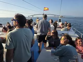 El eclipse desde la ría de Arousa