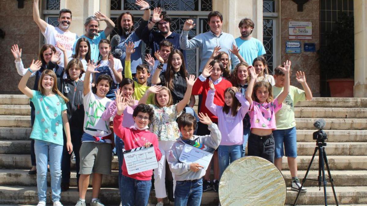 Rodaje en el colegio Inmaculada Jesuitas