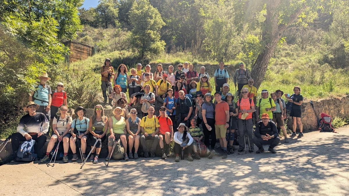 El Centre Excursionista del Bages recorre un tram del Camí dels Bons Homes entre Gisclareny i Bagà