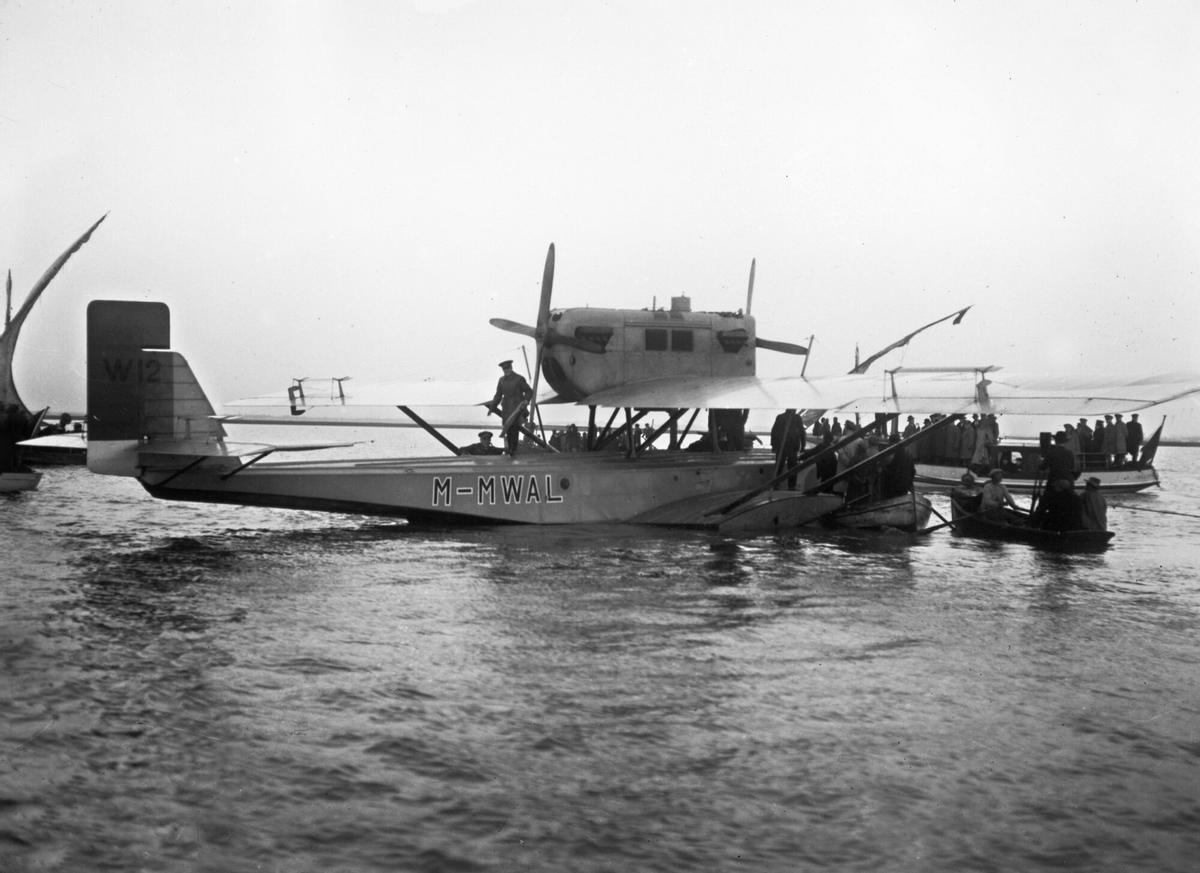 Imagen del hidroavión Dornier Do-J, 'Plus Ultra', que recorrió 10.200 kilómetros, entre Huelva y Buenos Aires.