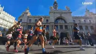 Domingo de gloria y fiesta en el Maratón de València