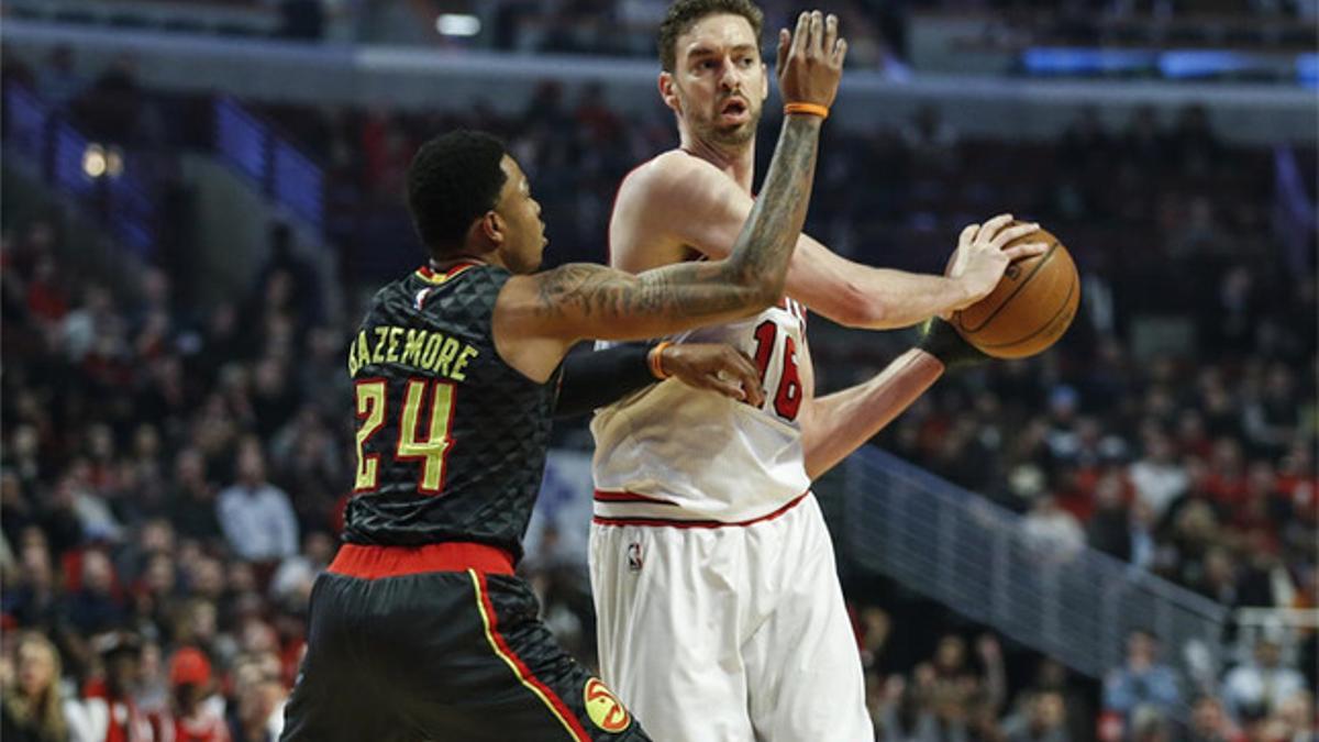 Gasol volvió a ser el líder indiscutible de los Bulls