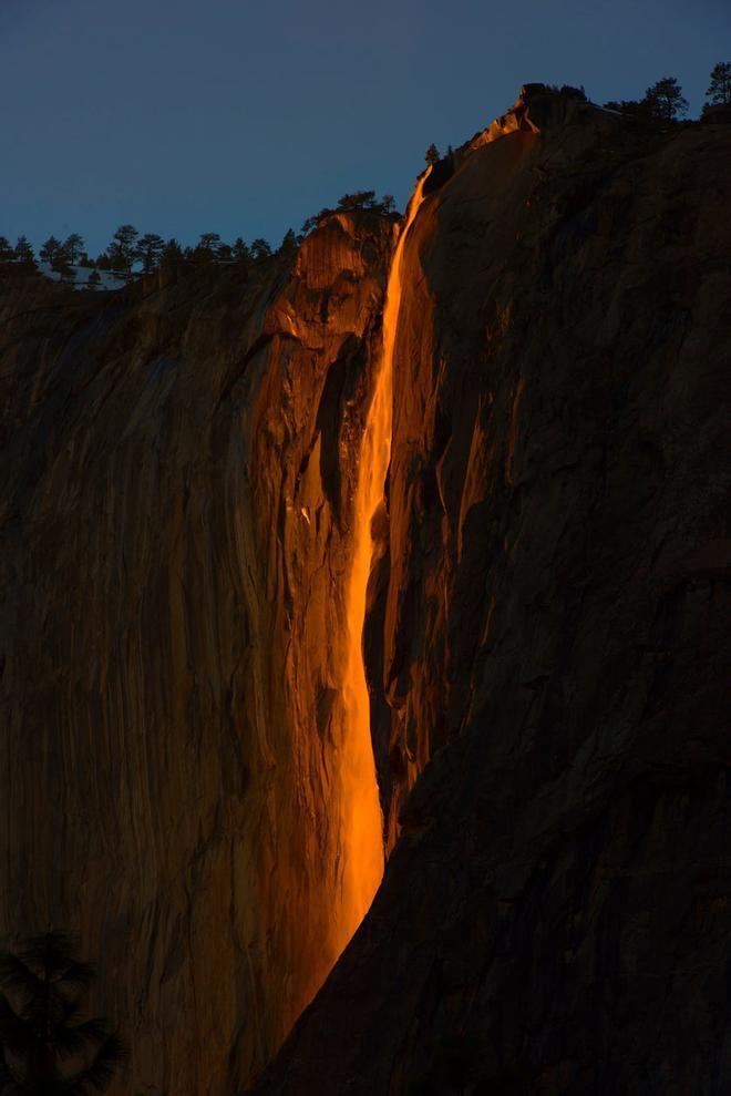 Cascada de Fuego, Parque Nacional de Yosemite