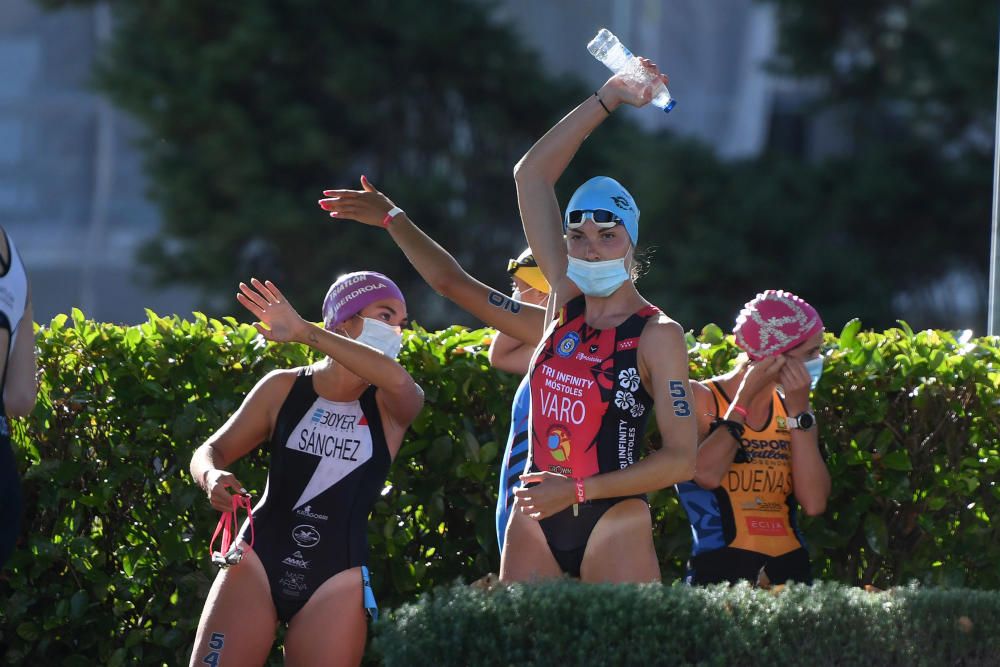 Los favoritos cumplen en el Campeonato de España de Triatlón Sprint en Pontevedra