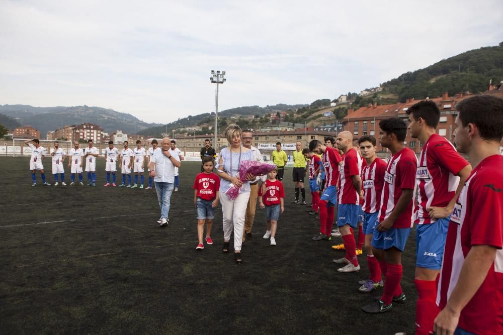 Memorial Saúl Lara con el partido L'Entregu - UP Langreo