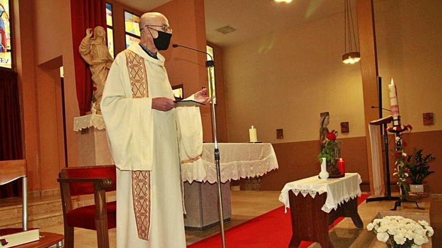 Missa de veneració a la Mare de Déu del Vilar a Blanes.