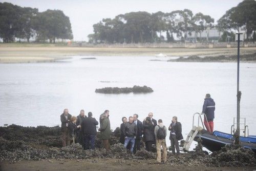 Eurodiputados visitan la Ría do Burgo