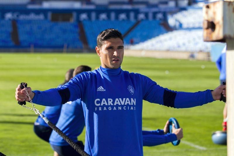 Entrenamiento de puertas abiertas del Real Zaragoza