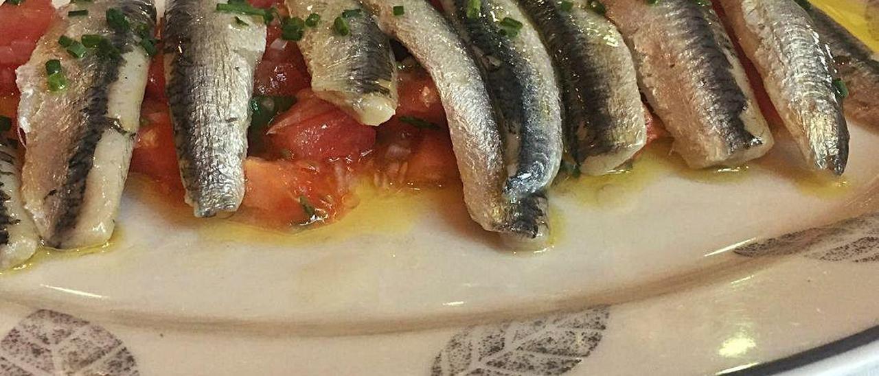 Boquerones en vinagre, de Casa Laure.