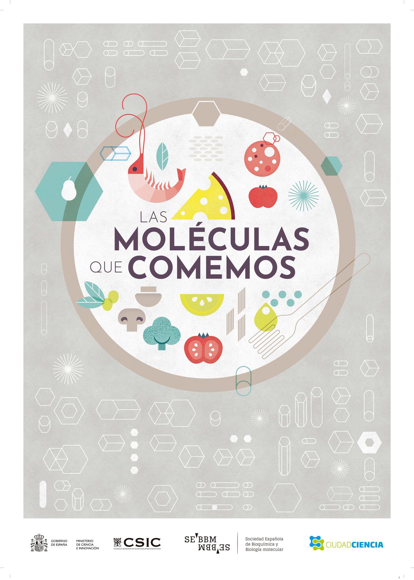 Cartel exposición ‘Las moléculas que comemos’