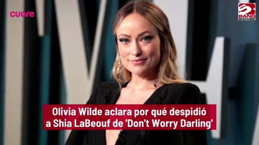 Olivia Wilde explica por qué despidió a Shia LaBeouf de su peli