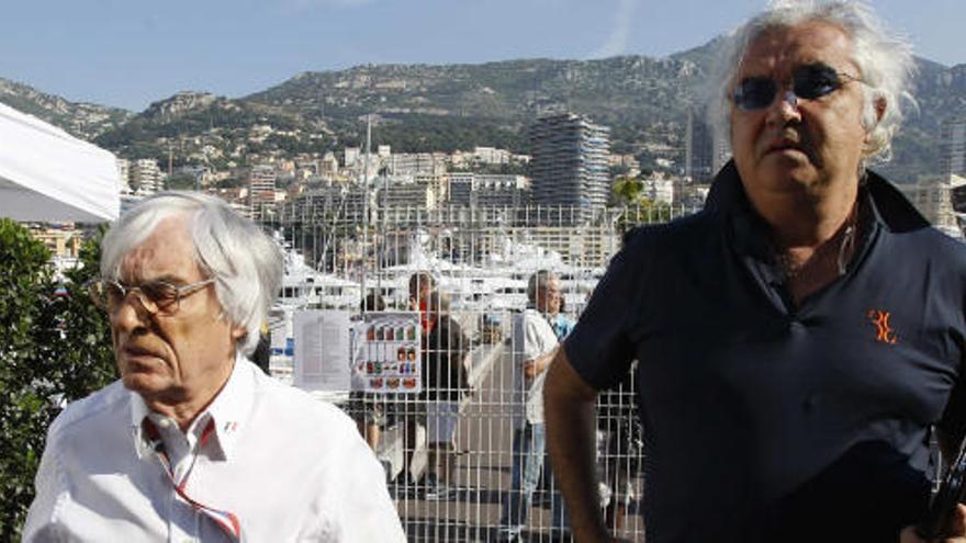 Briatore y Ecclestone, en Montecarlo.