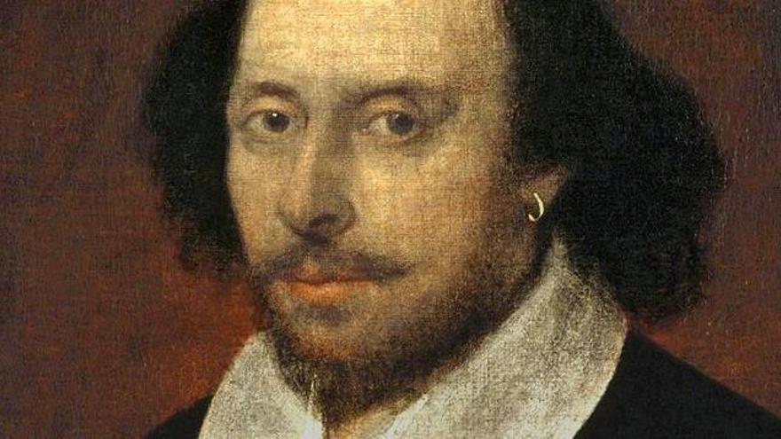 Un retrat de l&#039;escriptor William Shakespeare,